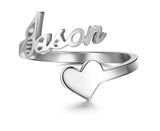 Customized Heart Ring